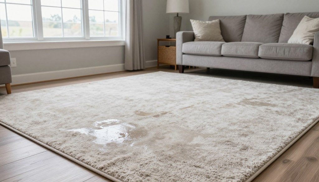 Freshly cleaned carpet drying quickly in Lake Geneva home