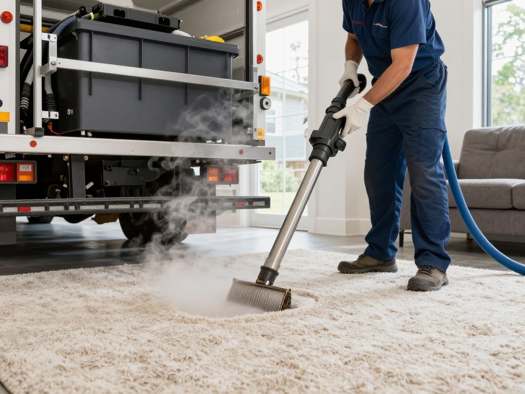 Hot water extraction carpet cleaning Lake Geneva