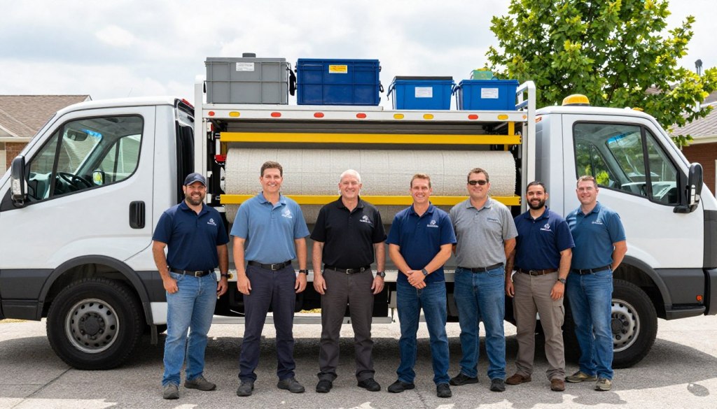 Lake Geneva Carpet Cleaning team and equipment