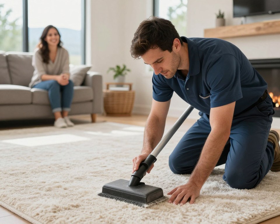 Professional carpet cleaning quality assurance and customer satisfaction
