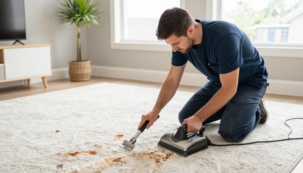 Professional carpet inspection Lake Geneva Wisconsin