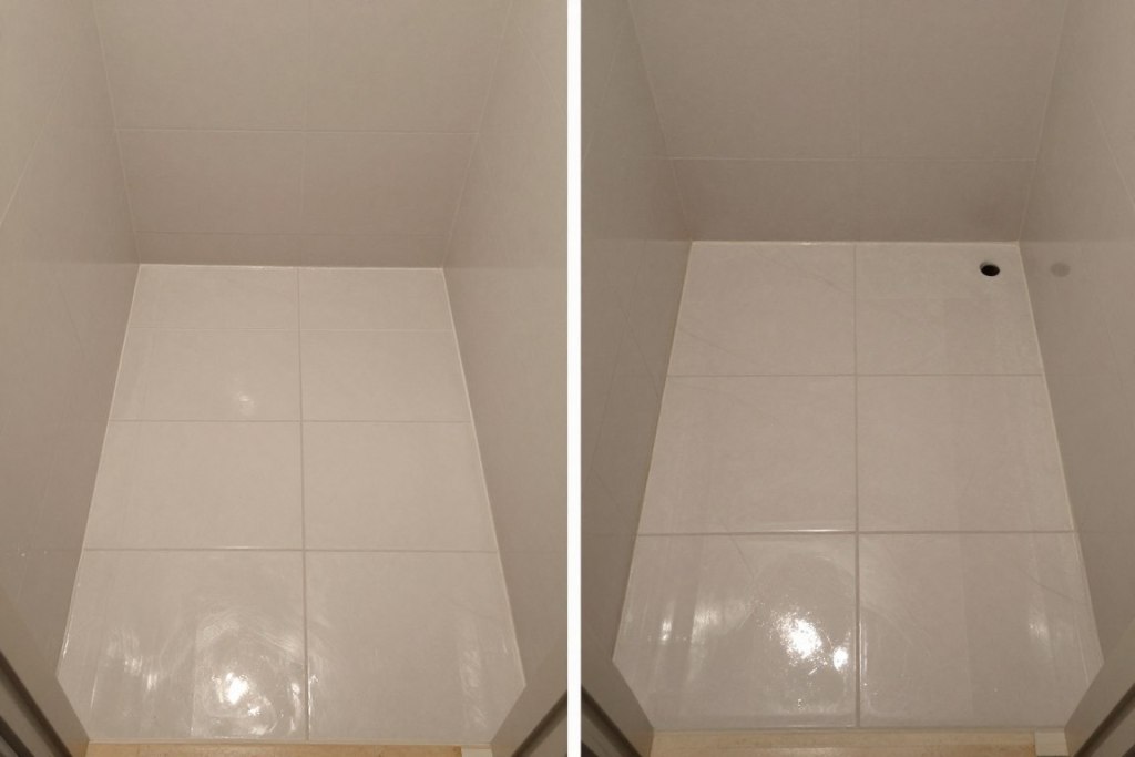 Professional tile and grout cleaning results