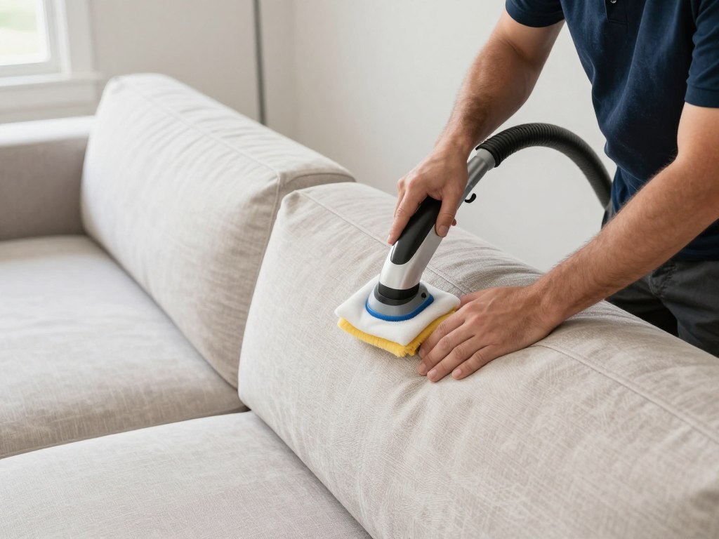 Professional upholstery cleaning service