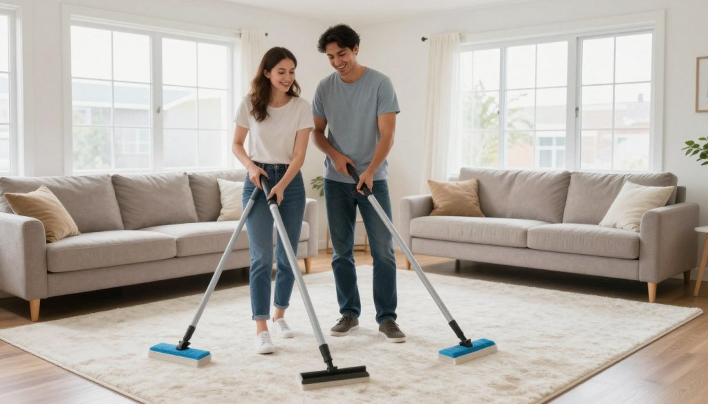 Satisfied Burlington carpet cleaning customers