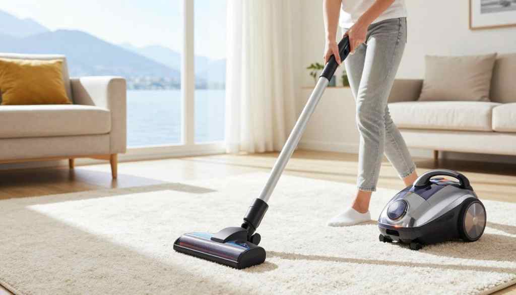 regular vacuuming routine for allergy reduction maintenance
